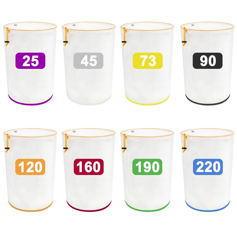 psler 5 Gallon Filter Bag with Filter Screen - Reusable Filter Bag with Opening on Top for Hydroponics Gardening 160 Micron - Image 1